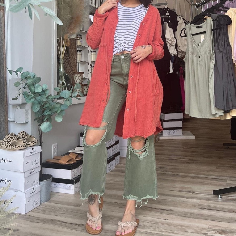 Vervet 90s flare crop